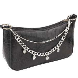Accesorio de Moda para Bolsos: Cadena Metálica con Dijes de Estrella para Bolsos de Hombro de Mujer, Primavera 2024, Patrón de Cocodrilo - Product Image 5