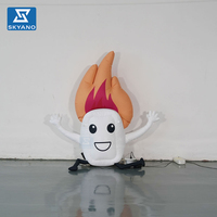 Modèle de mascotte gonflable personnalisé en forme de personnage de dessin animé pour la publicité et la décoration d'événements extérieurs