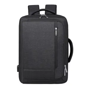 Business Waterproof Laptop Bag Expandable Waterproof And Portable Travel Storage Bag Student Backpack With USB Charging