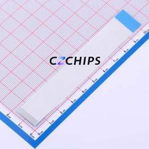 FFC-1.0-15-100-B-4-8 FFC Cable (Flexible Flat Cable) P=1mm Connector 15P 1mm 0.3mm Reverse - Product Image 2