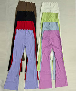 ชุดเสื้อผ้า2ชิ้นสำหรับเล่นฟิตเนสชุดเล่นโยคะเสื้อแขนยาวลายคลื่นระบายอากาศออกแบบได้เอง - Product Image 5