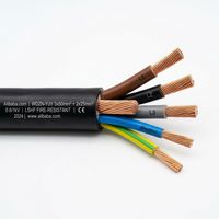 Cable de Alimentación Cu/XLPE/LSZH Libre de Halógenos, Retardante de Llama de Baja Emisión de Humo, Clase B, Aislamiento XLPE, 0.6/1kV 4-240mm²