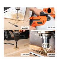 Kit de 246 forets métriques combinés, outil manuel et électrique, kit d'accessoires tout-en-un OEM pour le bois, le métal, le béton, la réparation domestique et le bricolage