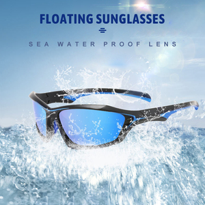 Custom logo Anti-sea Ultra-light Salt Water Floating Sunglasses Fishing Floating Polarized Shades Lunettes De Soleil - Product Image 2