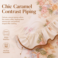 Dentelle à volants en coton 100% de style français vintage rose pour la décoration moderne de la maison et de la chambre