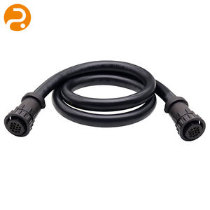 산업 자동화 센서 PLC 배선용 IP67 12코어 알루미늄 도체 나일론 방수 어댑터 원형 커넥터 케이블 - Product Image 1