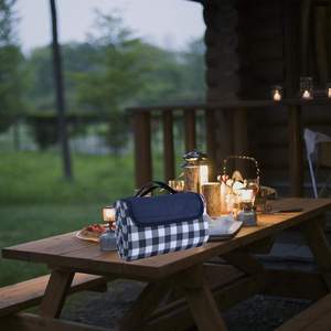 Manta de Picnic, Tapete de Camping, Manta de Picnic para Exteriores con Asa, Impermeable, Resistente a la Arena, Manta de Playa Plegable, Manta de Viaje - Product Image 1