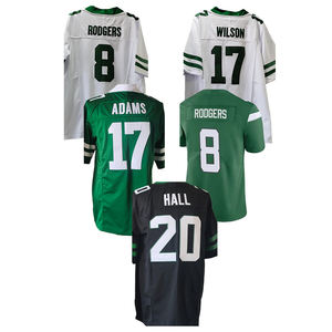 Nueva Camiseta de Fútbol Americano Cosida al por Mayor Barata 2025, Nueva York 1 Gardner 5 Wilson 7 Fields 8 Rodgers 17 <span class=keywords><strong>Adams</strong></span> 20 Hall - Product Image 5