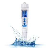Testeur de qualité de l'eau numérique portable, pH-mètre/TDS/EC/thermomètre numérique, compteur TDS