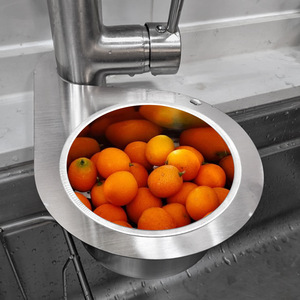 Swan Stainless Steel Hanging Drain <b>Basket</b>, Dry and Wet Separation Garbage Rack, Kitchen Sink Filter Sponge Drain Rack - Product Image 2