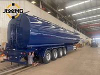 Semi-remorque citerne à huile 4 essieux, capacité 40000-50000L, tri-essieux, en acier inoxydable, pour le transport de lait, d'huile et de carburant