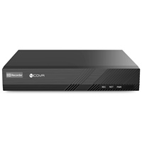 NVR PoE 4K 8 canaux avec 1 SATA jusqu'à 8 To, accès à distance et enregistrement 24h/24 et 7j/7 pour systèmes de sécurité - 4COVR
