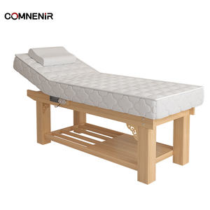 Tempat tidur pijat lipat komersial bahan Aloi aluminium, kasur pijat desain Modern untuk Hotel Salon Spa Rumah penggunaan bulu mata wajah - Product Image 6