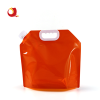 Pochette en plastique personnalisée de 5 litres pour bec verseur de boisson, sac d'emballage avec robinet