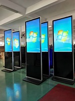 Écran tactile infrarouge intelligent de 75 pouces P4 pour affichage publicitaire extérieur, système Android, résolution HD, sur pied pour ascenseur et centre commercial