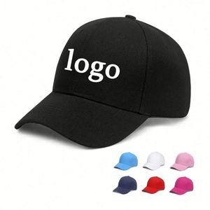 Gorra de Béisbol de Algodón de Alta Calidad con Bordado Personalizado con Logotipo, Gorra Deportiva de 6 Paneles Ajustable, Gorras de Regalo al por Mayor - Product Image 1