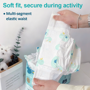 Fraldas Descartáveis Premium para Bebês Atacado Respirável Macia Alta Absorção Prevenção de Vazamentos 3D Certificadas ISO OEM em Lote - Product Image 4