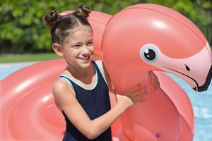 <span class=keywords><strong>Bestway</strong></span> 41525 Flotteur de <span class=keywords><strong>piscine</strong></span> pour enfants Fancy Flamingo 1,38 m x 1,07 m en PVC gonflable, capacité de 45 kg, à partir de 3 ans - Product Image 3