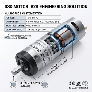 <span class=keywords><strong>Motorreductor</strong></span> de CC sin núcleo de copa hueca 12V <span class=keywords><strong>24V</strong></span>, micromotorreductor planetario personalizado para actuador de articulación de dedo de mano robótica humanoide - Product Image 5