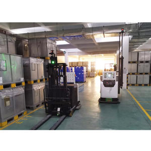 HULKMAN Factory AMR Robot 1,2 M/<span class=keywords><strong>S</strong></span> Velocidad de caminar <span class=keywords><strong>AGV</strong></span> Robot Carretilla elevadora láser <span class=keywords><strong>AGV</strong></span> LDB1500C para manejo de materiales industriales - Product Image 4