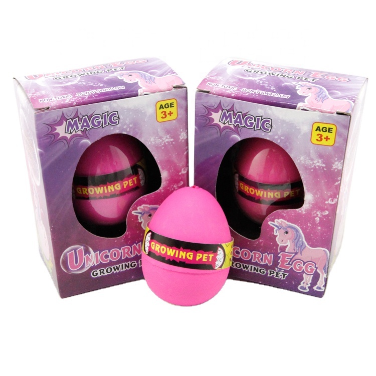 Забавные Волшебные Растущие единороги, яйца для питомца, волшебная детская игрушка для добавления воды, развивающая детская игра, игрушка