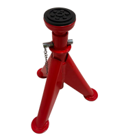 Soportes de Gato de 3 Toneladas con Altura Ajustable de 285 a 405 mm, Herramientas para Coches y Camiones con Asiento Circular