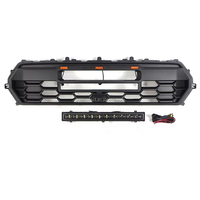 Grille de pare-chocs avant Gobison pour TRD PRO avec 3 feux ambrés pour Toyota Tacoma 2024
