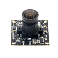 Módulo de Cámara con Enfoque Fijo de Ángulo Ultraamplio de 144 Grados, Alta Definición, 8MP, 15fps, IMX179, 3264*2448, Personalizado por Hampo Factory