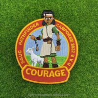 Patch Bordir Kain Twill Ramah Lingkungan untuk Helm, Logo Rugby Kustom, Patch Tengkorak untuk Olahraga Tim, untuk Topi
