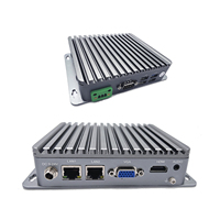 Fanless Computer J1900 4G 5G Sim Kaart Slot 2 Mini Pcie Rj45 Lan Kleine Rj45 Com Gpio Industriële Mini Pc