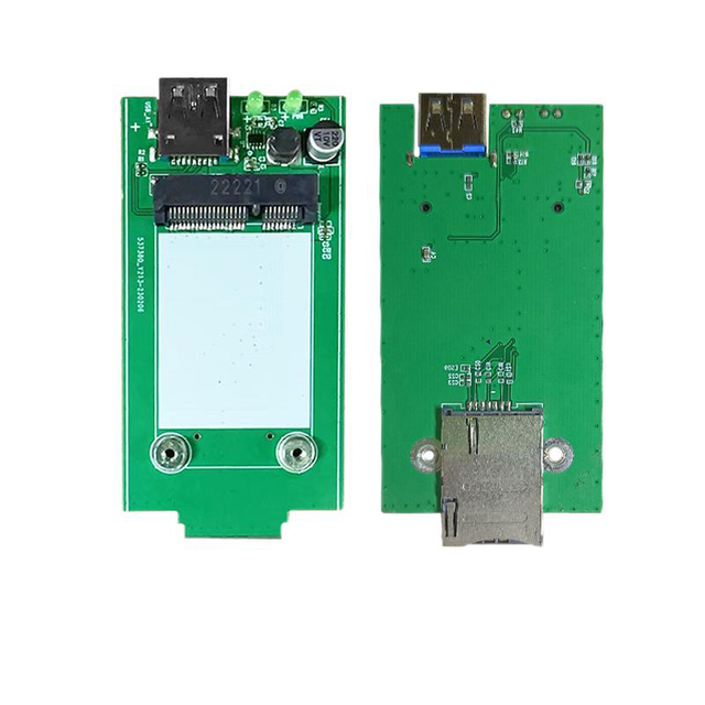 Mini PCIE MINIPCIE to USB USB3.0 Adapter Board Metal Case Optional