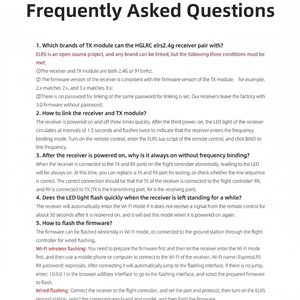 Hglrc elrs 2.4GHz expresslrs RX NANO โมดูลสำหรับรีเฟรชอัตราสูง RC drones - Product Image 1