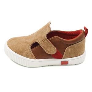 Vertvie et Luca — pantoufles en cuir de haute qualité, pieds nus, plates, respirantes, décontractées, imprimées, mignonnes, pour bébés, tout-petits, garçons, collection 2022 - Product Image 1