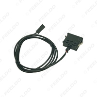 Panneau de commutateur d'interface Audio pour voiture, câble de musique pour BMW E39 E46 E38 E53 X5 adaptateur de câble AUX modifié