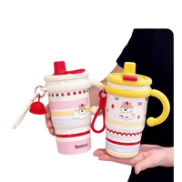 Gobelet isotherme de 600 ml sans BPA, en acier inoxydable 316, pour voiture, chaud et froid, avec poignée et sangle, vente en gros