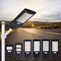 Lámpara Solar LED de 100W/200W/300W, Iluminación Solar para Exteriores, IP65, Impermeable, a Prueba de Polvo y con Protección Contra Rayos