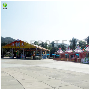 Carpa Rectangular para Eventos Comerciales al Aire Libre, de una Sola Capa, PVC Impermeable, Estructura Metálica con Refuerzo Diagonal, para Uso en Todas las Estaciones - Product Image 3