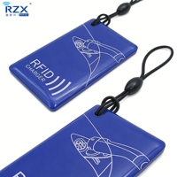 Échantillon Gratuit, Direct Usine, Personnalisé, Programmable, Étanche, Imprimé, Époxy, NFC, FM11RF08, Porte-clés RFID avec Cordon Élastique