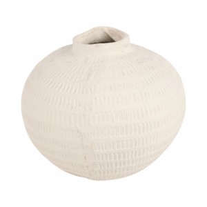 Vaso Piccolo Texturizzato Moderno Arrotondato per Arredamento Casa e Complemento d'Arredo Floreale - Product Image 3