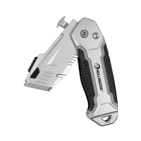 ROLLINGDOG ELITE 50522 Lame de rasoir SK5 à revêtement remplaçable en acier inoxydable Couteau utilitaire pliant à ouverture automatique