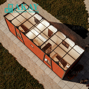 <span class=keywords><strong>2025</strong></span> <span class=keywords><strong>container</strong></span> nhà chiều cao tùy chỉnh 12*4*4m đôi phòng ngủ căn hộ sang trọng prefab nhà tiền chế nhà mô-đun - Product Image 1