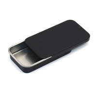 Boîte en métal rectangulaire personnalisée, gaufrée, pour emballage de pommades, rouges à lèvres, bonbons, boîte coulissante, vente en gros, cadeau