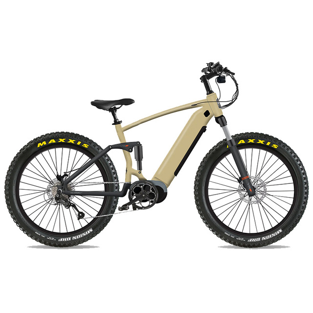 Full Suspension Fat Tire Electric Bike Strong Power 26 Inch Ebike 20Ah Electric Fat Bike OEM Ebike 1000W Electric Mountain Bike