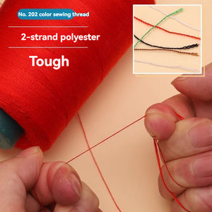 Серебряная антистатическая проводящая швейная нить: 20% нержавеющая сталь, 80% полиэстер, устойчивая к истиранию, химическим веществам и высоким температурам - Product Image 5