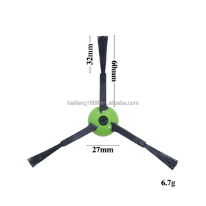 Accesorios para aspiradora robótica, 2 piezas, reemplazo de cepillo lateral negro de 3 brazos para iRobot <span class=keywords><strong>Roomba</strong></span> <span class=keywords><strong>J7</strong></span> <span class=keywords><strong>J7</strong></span> + robot <span class=keywords><strong>aspirador</strong></span> - Product Image 6