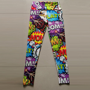 Leggings con estampado Digital personalizado GC para mujer, mallas de dibujos animados, cintura alta, elástico, levantamiento de cadera, Fitness, pantalones deportivos ajustados YG136 - Product Image 5