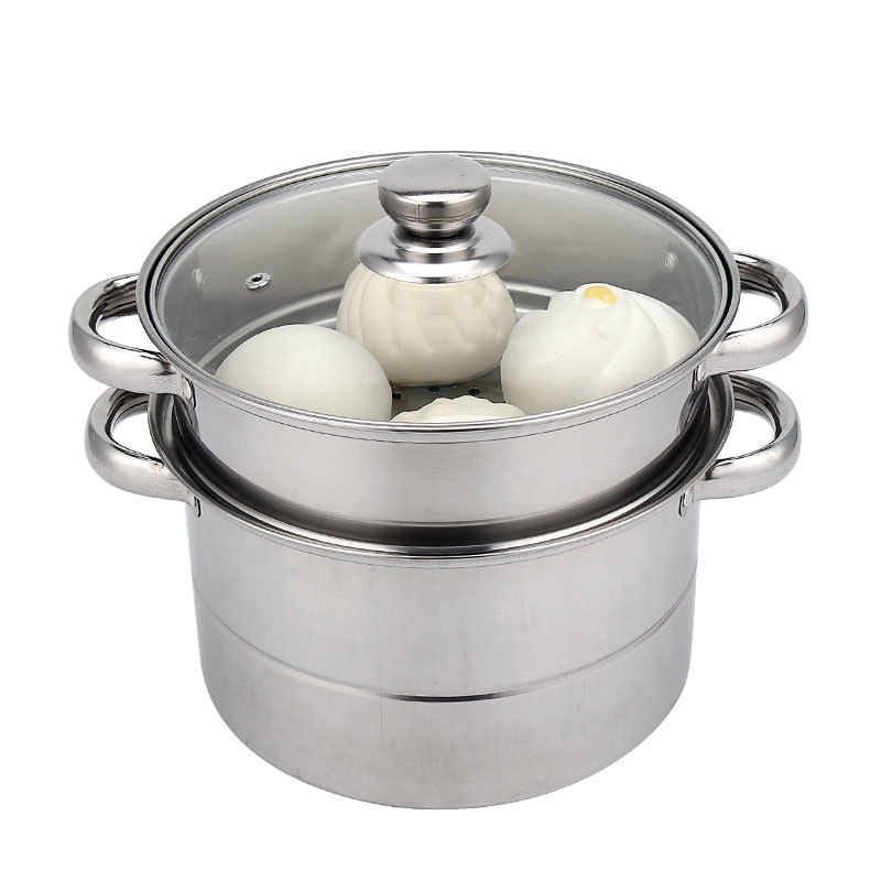 18 20 22cm Stainless Steel Double
