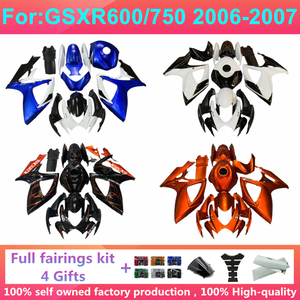 Kit de carénage complet pour moto compatible avec GSXR 600 750 2006 2007 K6 Gsxr600 Gsxr750 06 07, kit de <span class=keywords><strong>carrosserie</strong></span> ABS, kits de carénages Zxmt - Product Image 2