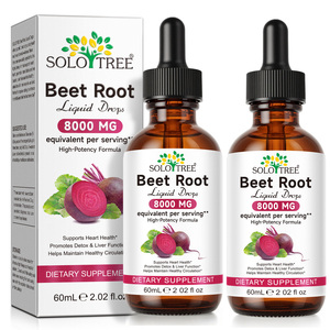 SOLOTREE, venta al por mayor, extracto de hierbas, gotas de extracto de raíz de remolacha Natural puro, promueve la desintoxicación y la función hepática, gota de raíz de remolacha - Product Image 1