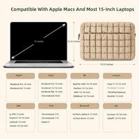 Sac pour ordinateur portable et tablette respirant en nylon de 16 pouces, étui de protection pour tablette de 13 pouces, organiseur pour femme, style urbain et nature, pour iPad
